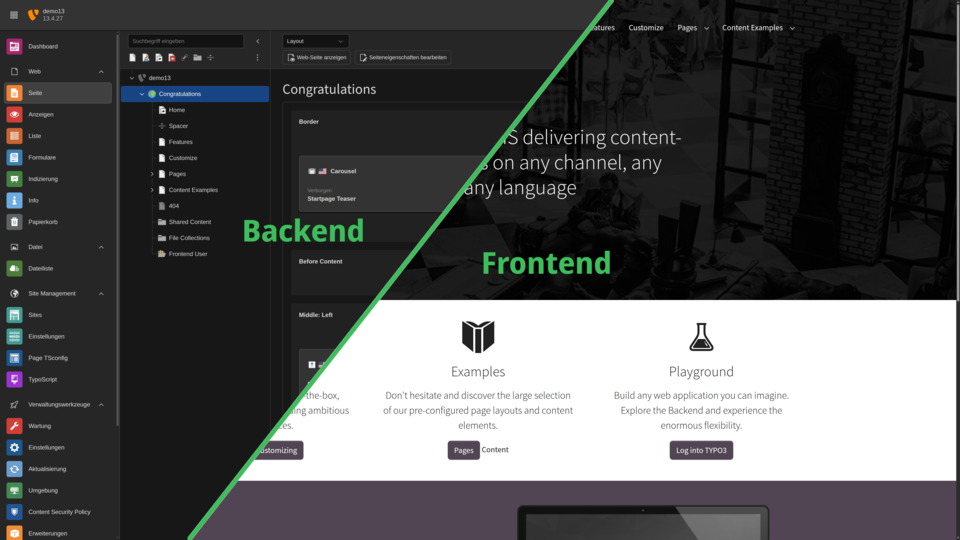 Backend vs. Frontend